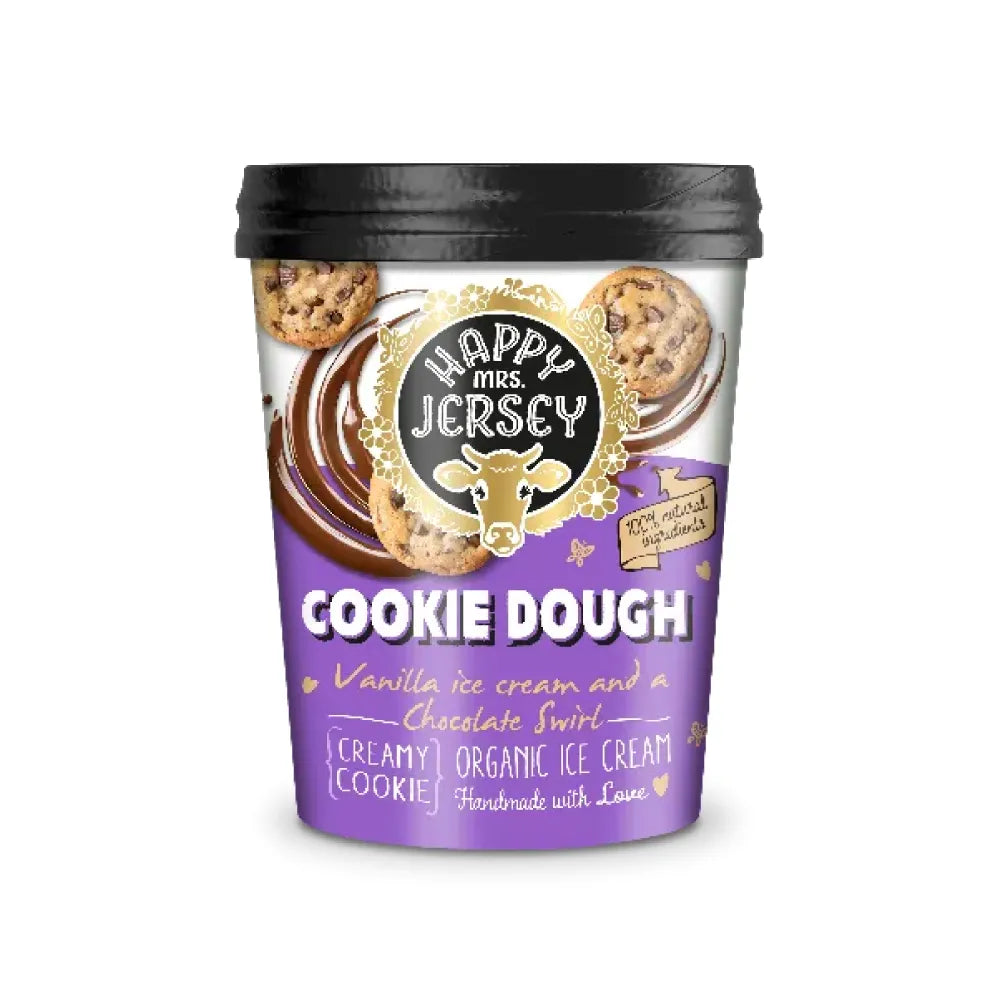 HAPPY MRS JERSEY - БИО СЛАДОЛЕД - COOKIE DOUGH - 500 ml