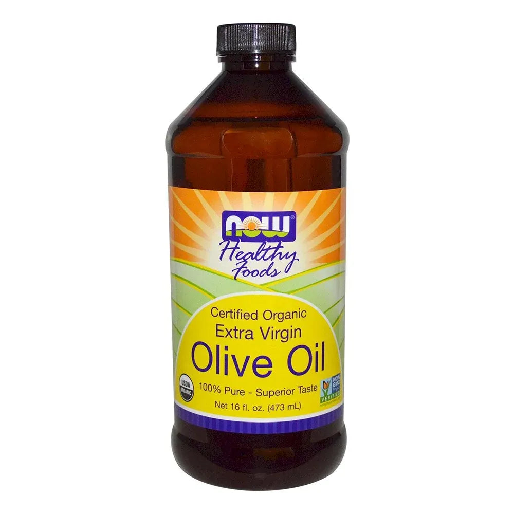 NOW - Olive Oil - Organic Extra Virgin - 473 МЛ