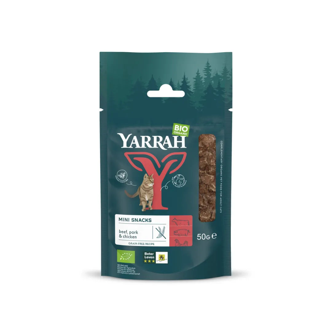 YARRAH - БИО КОТЕШКО ЛАКОМСТВО МИНИ ЗАКУСКА - 50 г