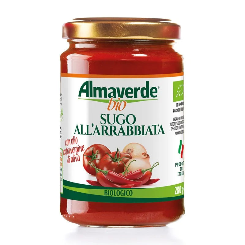 ALMAVERDE BIO - БИО ДОМАТЕН СОС АРАБИАТА ПИКАНТЕН - 280 г