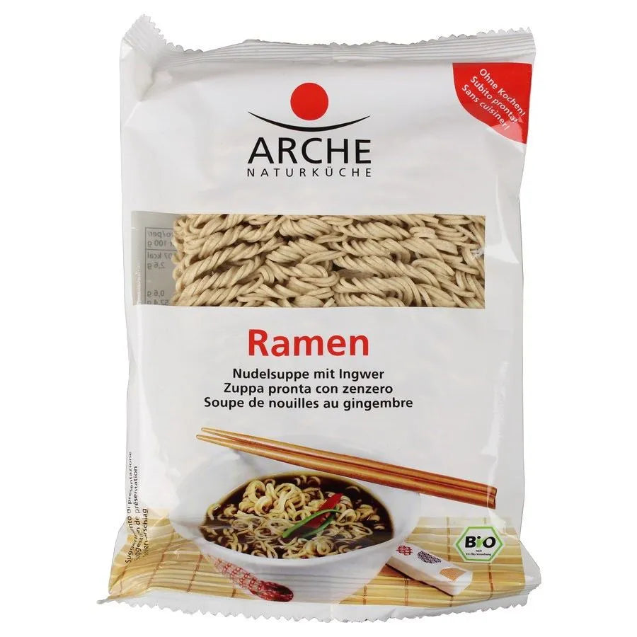 ARCHE NATURKUECHE - БИО ВЕГАН РАМЕН НУДЛИ С ДЖИНДЖИФИЛ - 108 г