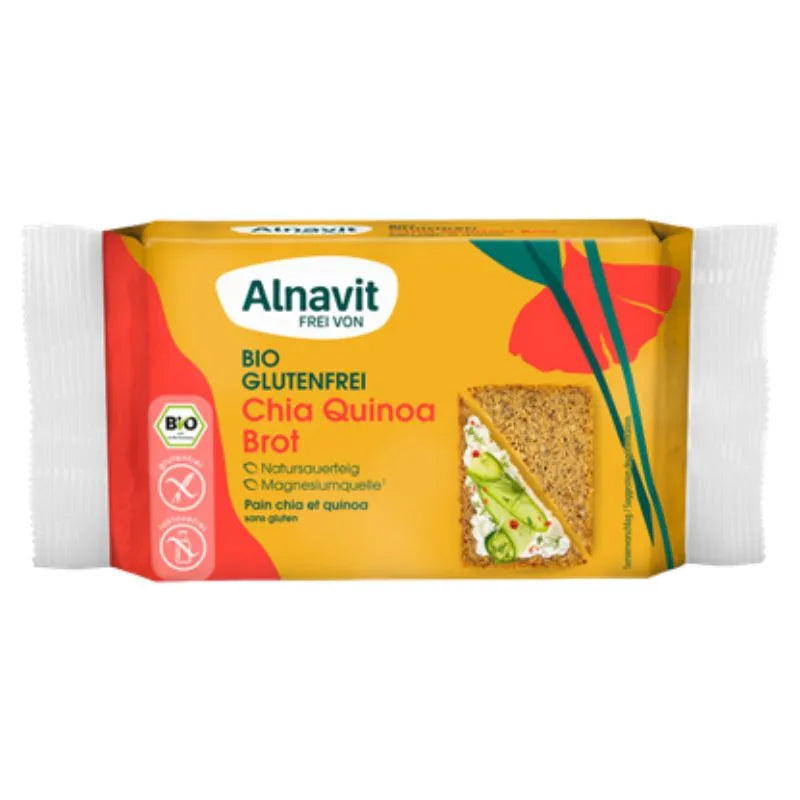 ALNAVIT - БИО БЕЗГЛУТЕНОВ ХЛЯБ С ЧИА И КИНОА - 250 г