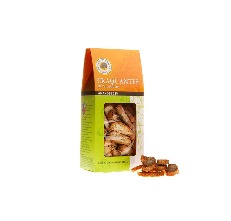 BISCUITERIE DE PROVENCE - БИО ХРУПКАВИ КРЕКЕРИ С БАДЕМИ - 190 г