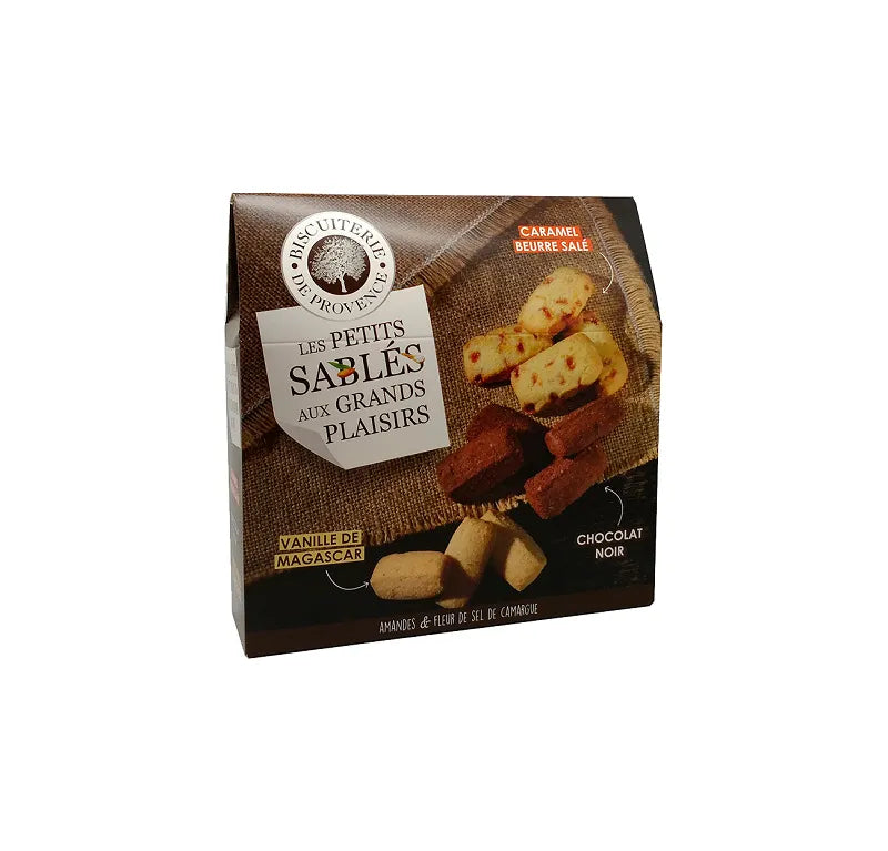 BISCUITERIE DE PROVENCE - БИО СЛАДКИШИ И КРЕКЕРИ АСОРТИ - 3 х 70 г