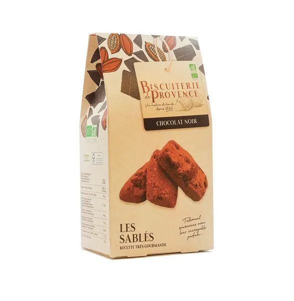 BISCUITERIE DE PROVENCE - БИО БИСКВИТИ С ТЪМЕН ШОКОЛАД - 120 г