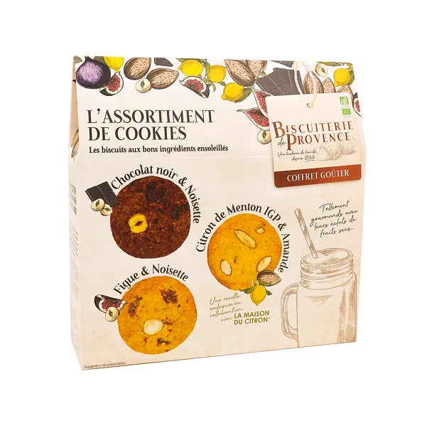 BISCUITERIE DE PROVENCE - БИО БИСКВИТИ 3 ВИДА В ПОДАРЪЧНА КУТИЯ 3 Х 70 г