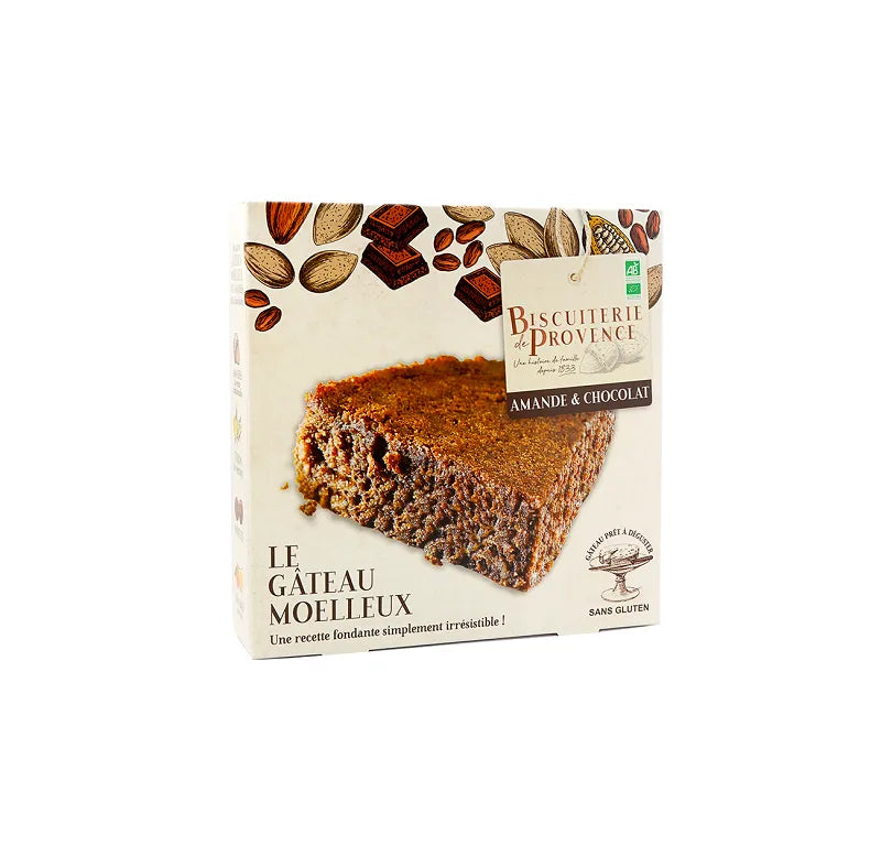 BISCUITERIE DE PROVENCE - БИО ТОРТА С БАДЕМ И ШОКОЛАД БЕЗ ГЛУТЕН - 225 г