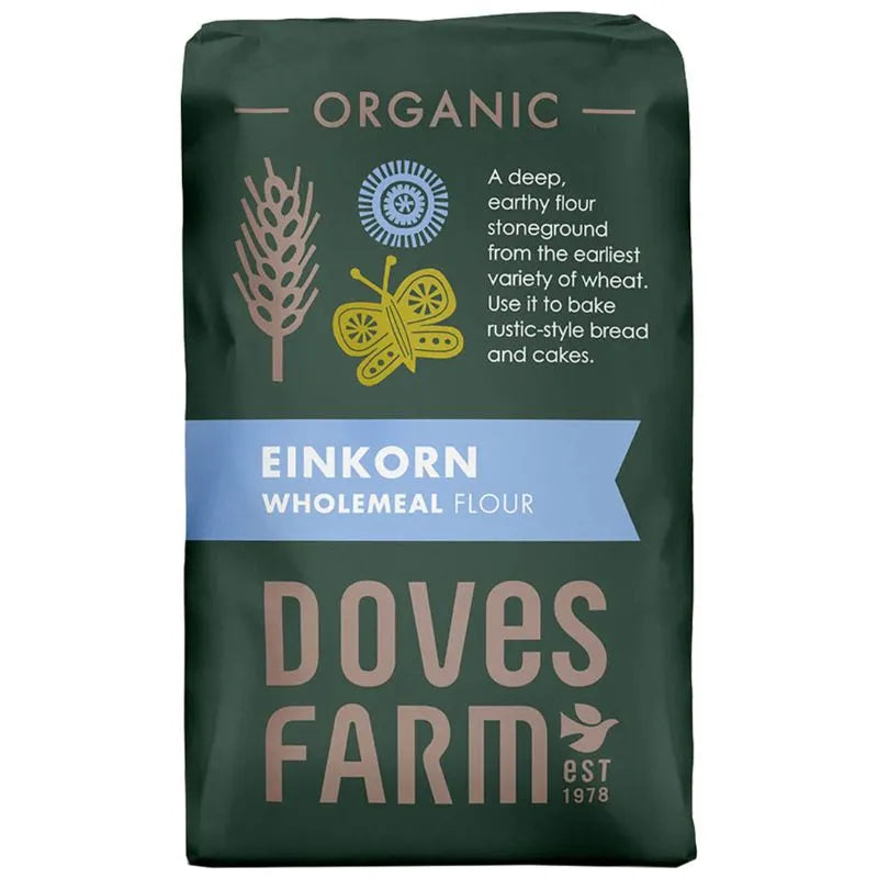 DOVES FARM - БИО БРАШНО ОТ ЛИМЕЦ ПЪЛНОЗЪРНЕСТО - 1 кг