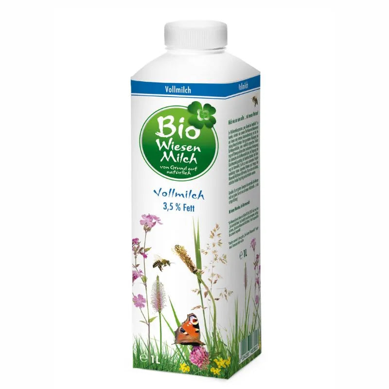 WIESENMILCH - БИО КРАВЕ МЛЯКО ПРЯСНО ПЪЛНОМАСЛЕНО 3.5% - 1 л