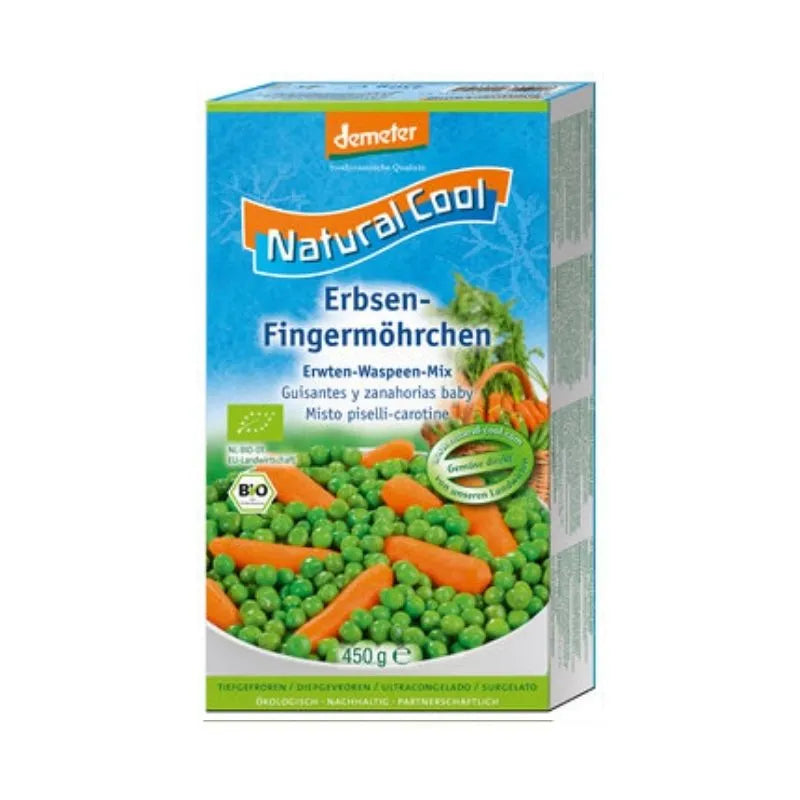 NATURAL COOL - БИО ГРАХ И БЕЙБИ МОРКОВИ ЗАМРАЗЕНИ - 450 г