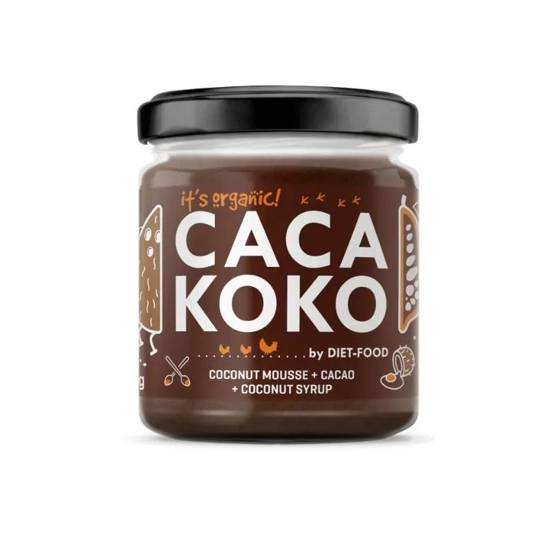 DIET FOOD - БИО КОКОСОВ КРЕМ С КАКАО - 200 г