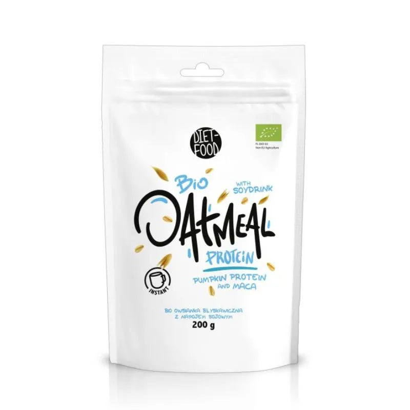 DIET FOOD - БИО ОВЕСЕНИ ЯДКИ С ПРОТЕИН ИНСТАНТНИ - 200 г