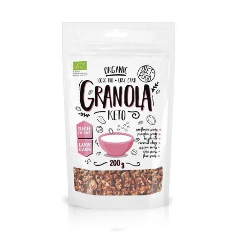 DIET FOOD - БИО КЕТО ГРАНОЛА - 200 г