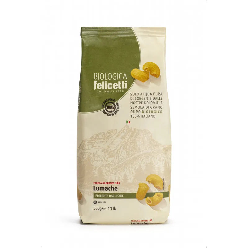 FELICETTI - БИО ПАСТА ОХЛЮВЧЕТА ОТ СЕМОЛИНА - 500 г