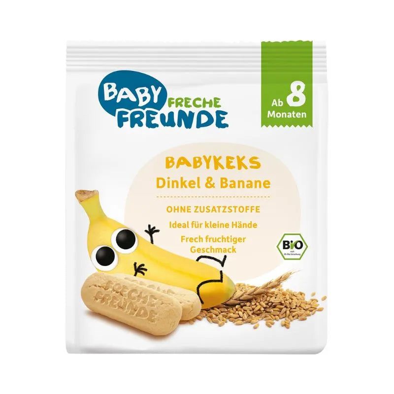 FRECHE FREUNDE - БИО БЕБЕШКИ БИСКВИТИ - СПЕЛТА И БАНАН - 100 г