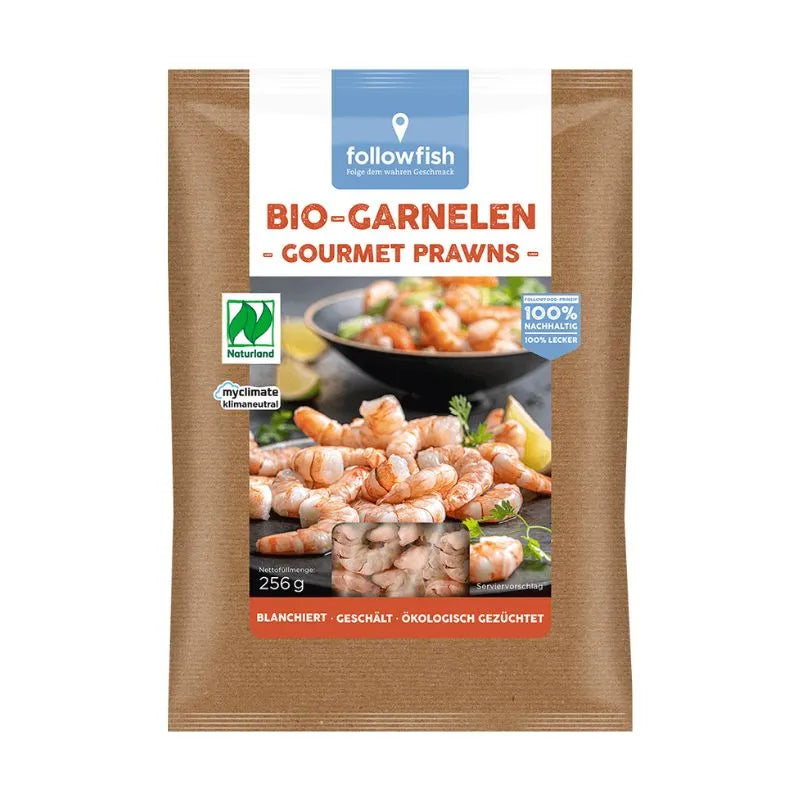 FOLLOW FOOD - БИО СКАРИДИ ГУРМЕ ОБЕЛЕНИ ЗАМРАЗЕНИ NATURLAND - 256 г