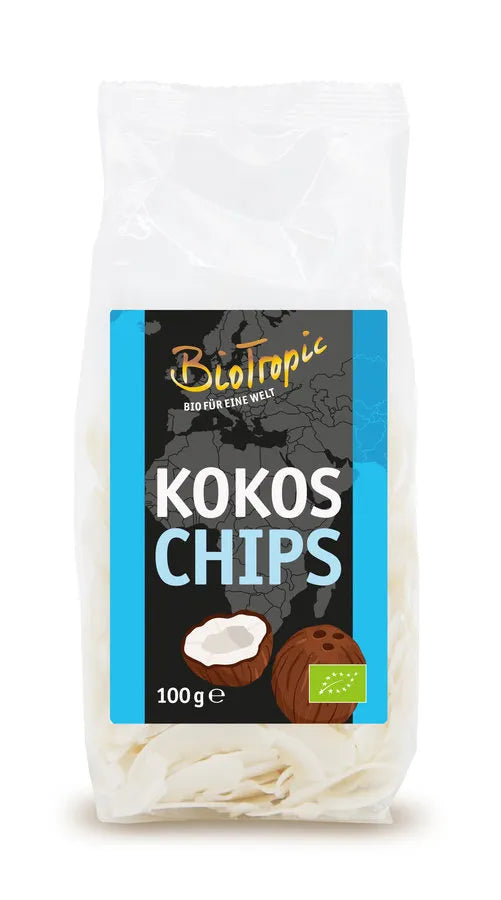 GREEN ORGANICS - БИО КОКОСОВ ЧИПС СУШЕН - 100 г