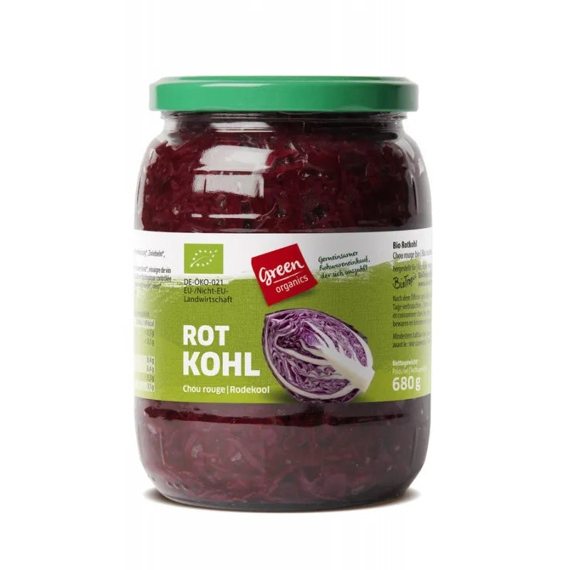 GREEN ORGANICS - БИО ЧЕРВЕНО ЗЕЛЕ В БУРКАН - 680 г