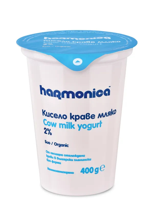 HARMONICA - БИО КИСЕЛО МЛЯКО КРАВЕ 2% - 400 г