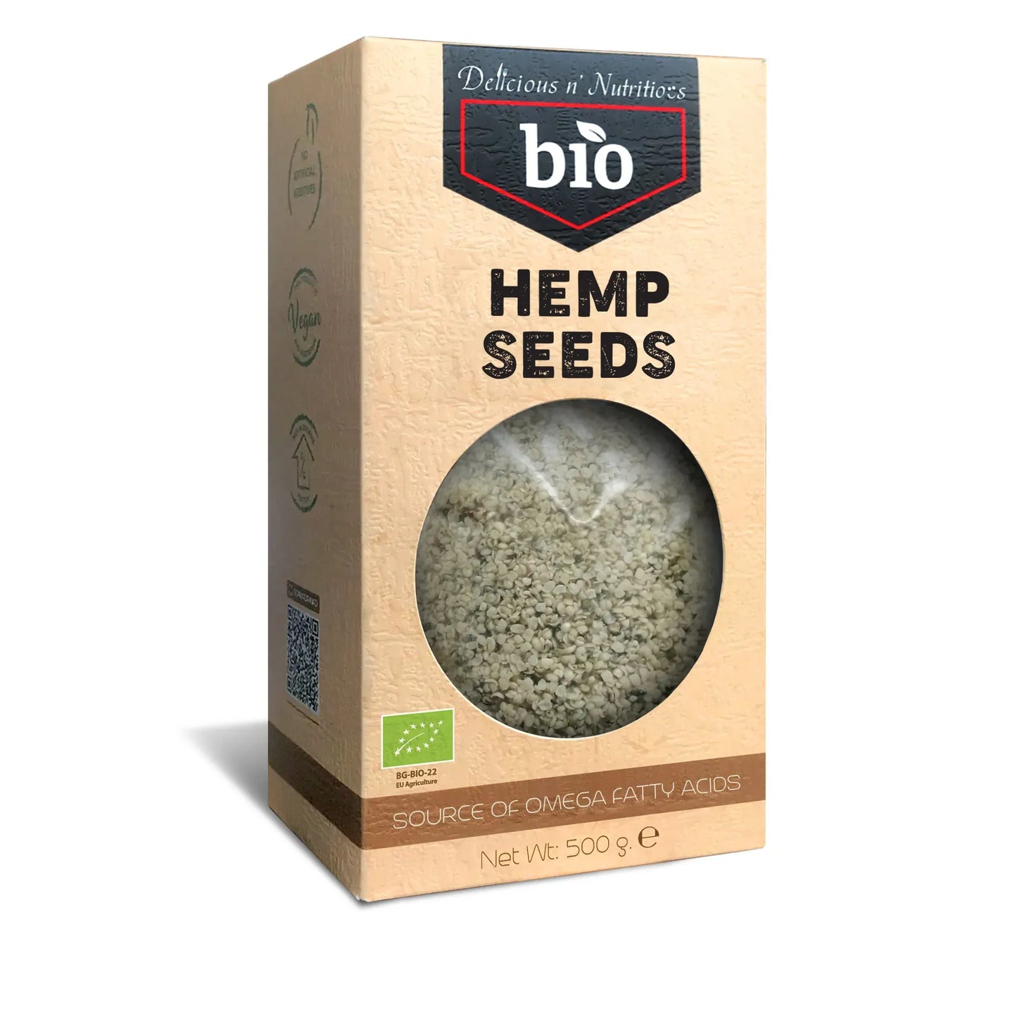 DELICIOUS N' NUTRITIOUS - БИО КОНОПЕНО СЕМЕ - 350 g