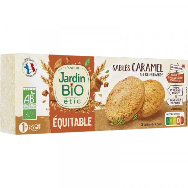 JARDIN BIO - БИО БИСКВИТИ КАРАМЕЛЕНИ СЪС СОЛ - 150 г