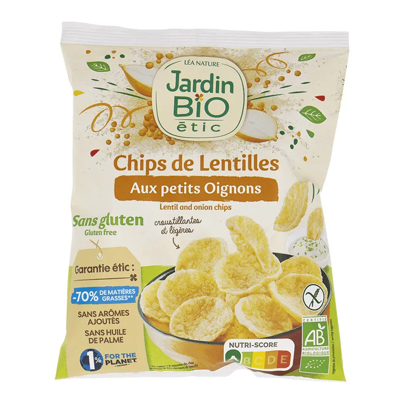 JARDIN BIO - БИО ЧИПС С ЛЕЩА И ЛУК - 50 г