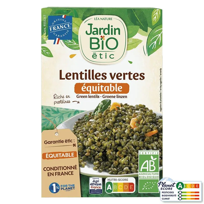 JARDIN BIO - БИО ЗЕЛЕНА ЛЕЩА - 400 г