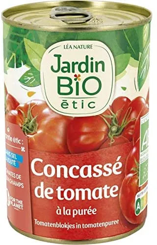 JARDIN BIO - БИО ДОМАТИ МАЧКАНИ БЕЗ СОЛ - 400 г