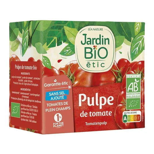 JARDIN BIO - БИО ДОМАТЕНА ПУЛПА БЕЗ СОЛ - 500 г