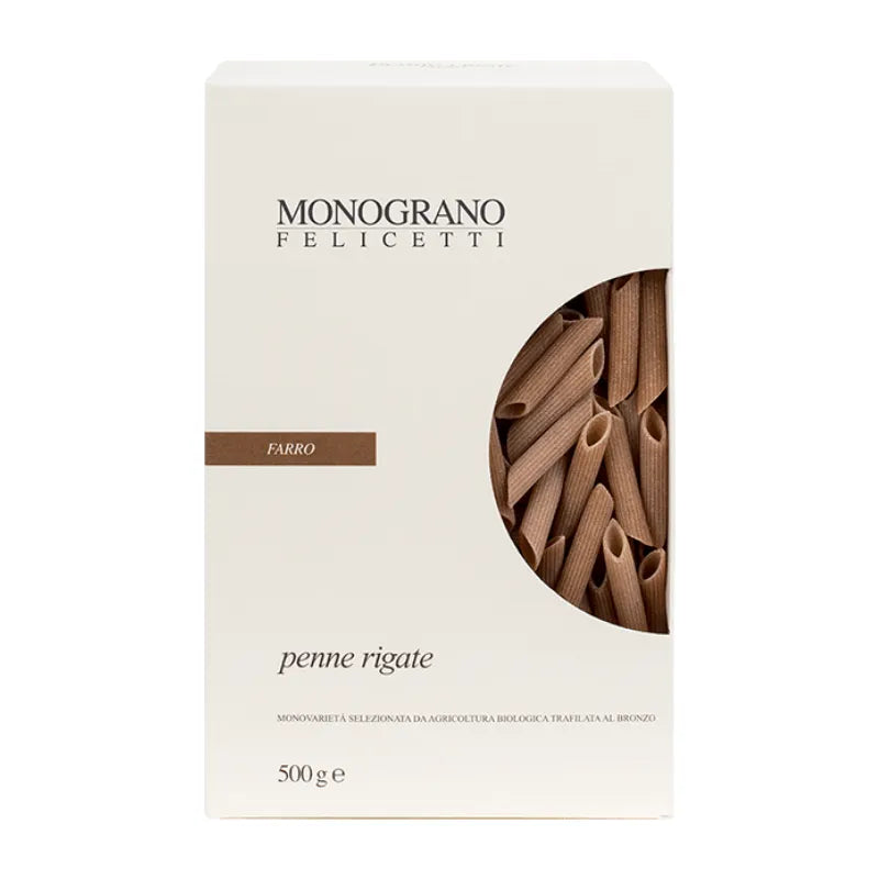 MONOGRANO - БИО ПАСТА ПЕНЕ (RIGATE) ОТ СПЕЛТА - 500 г