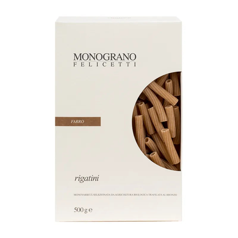 MONOGRANO - БИО ПАСТА РИГАТИНИ ОТ СПЕЛТА - 500 г