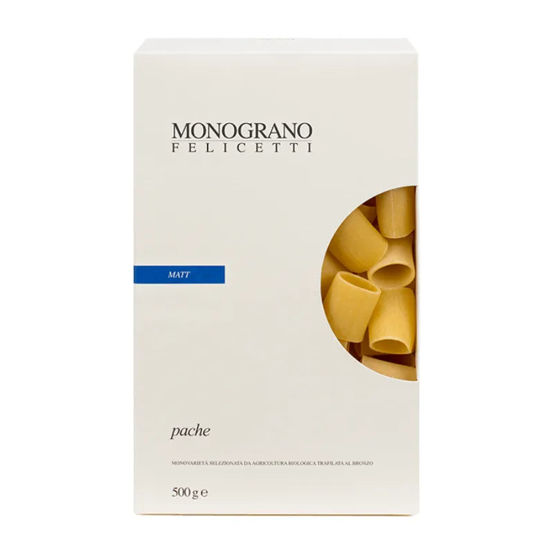 MONOGRANO - БИО ПАСТА PACHE (КАНЕЛОНИ) ОТ ПШЕНИЧЕН ГРИС - 500 г