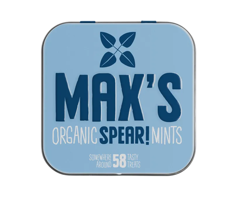 MAX'S MINTS - БИО МЕНТОВИ БОНБОНИ С МЕНТА - 35 г