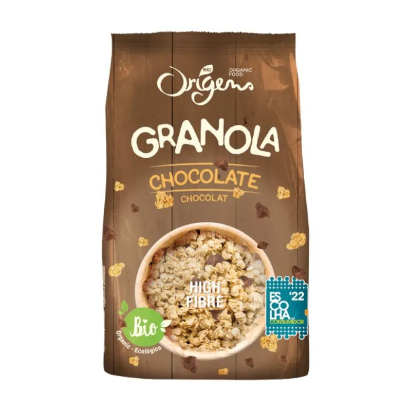 ORIGENS BIO - БИО ЗАКУСКА С ГРАНОЛА И ШОКОЛАД - 300 г