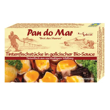 PAN DO MAR - КАЛМАРИ В БИО ГАЛИСИЙСКИ СОС БЕЗ ГЛУТЕН - 120 г
