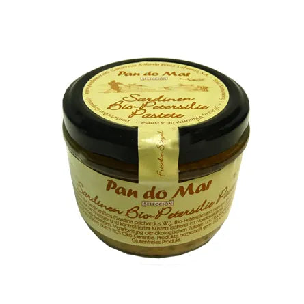 PAN DO MAR - ПАСТЕТ ОТ САРДИНИ С БИО МАГДАНОЗ В БУРКАН БЕЗ ГЛУТЕН - 125 г