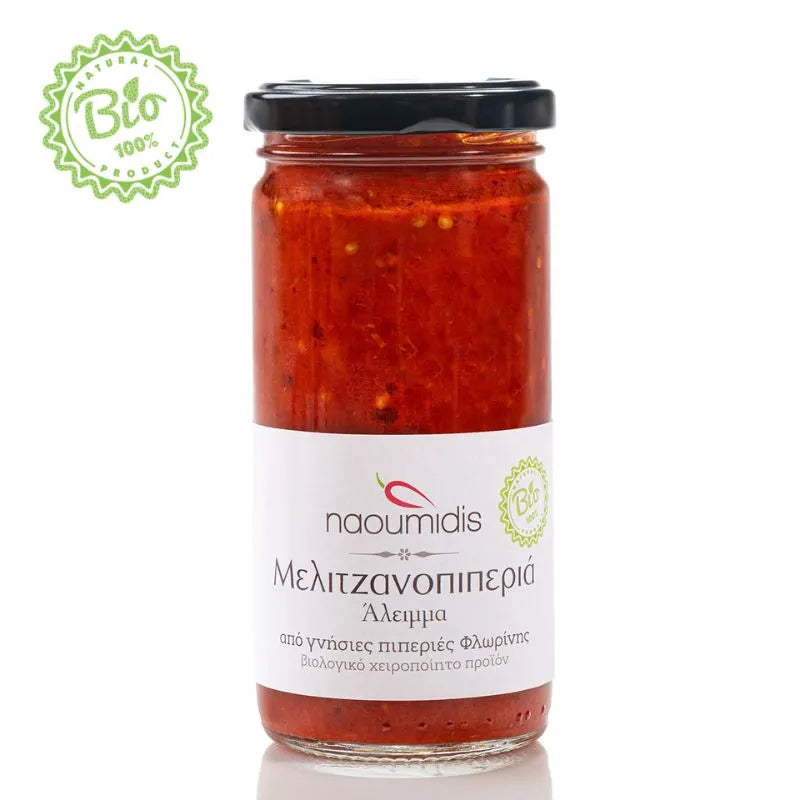 PIPERIES FLORINIS - БИО ГРЪЦКА ЛЮТЕНИЦА С ЧУШКИ И ПАТЛАДЖАН - 260 г
