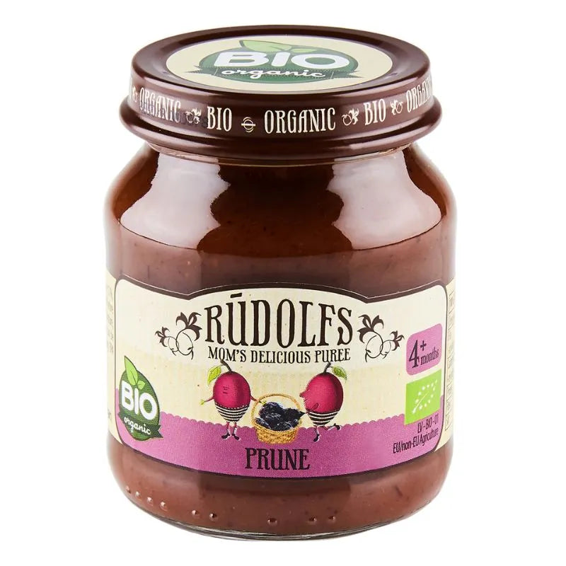 Rudolfs - Био плодово пюре сливи, 4+ месеца, 120 g