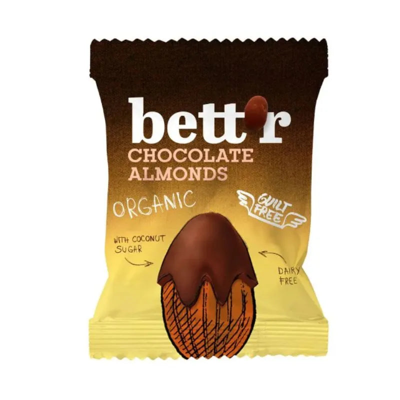 BETT'R - БИО ШОКОЛАДОВИ БАДЕМИ - 40 г