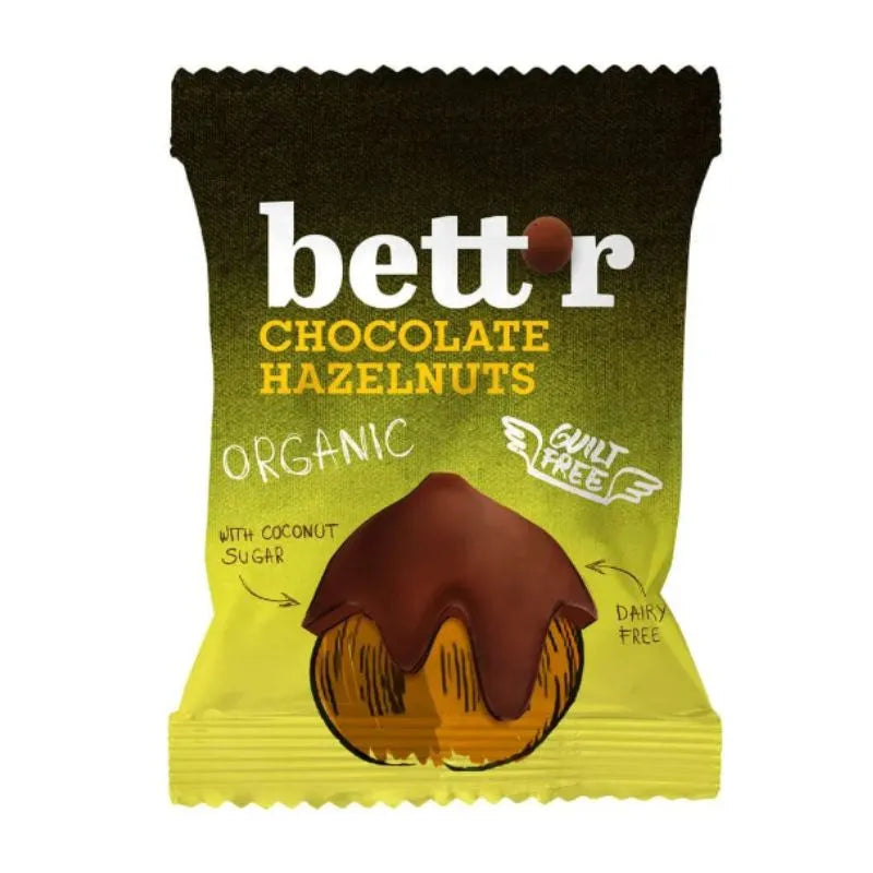 BETT'R - БИО ШОКОЛАДОВИ ЛЕШНИЦИ - 40 г