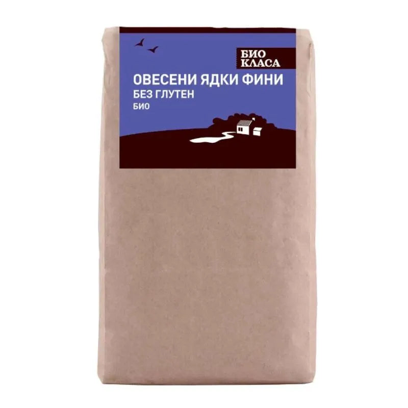 БИО КЛАСА - БИО ОВЕСЕНИ ЯДКИ ФИНИ БЕЗ ГЛУТЕН - 500 г