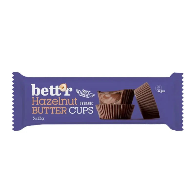 BETT'R - БИО ПРАЛИНИ С ЛЕШНИКОВ КРЕМ (3 х 13 г) - 39 г