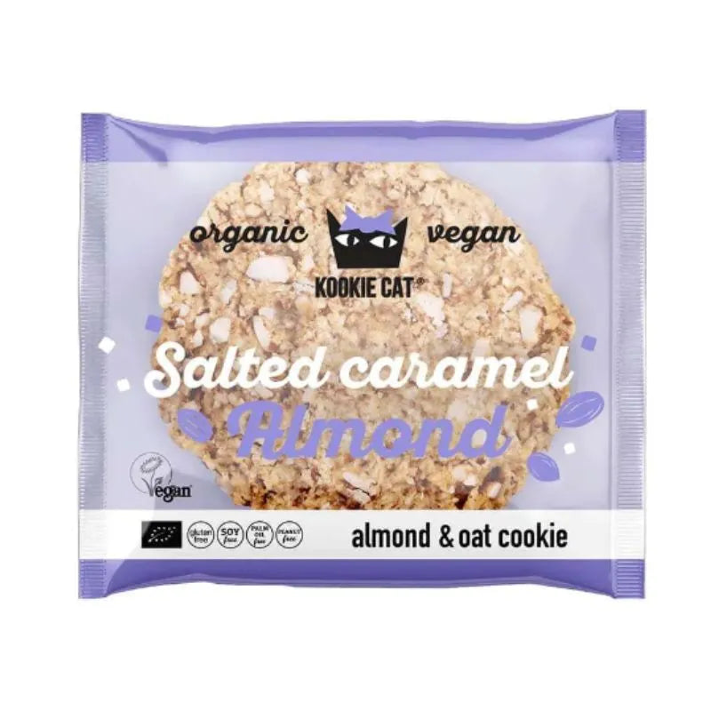KOOKIE CAT - БИО КУРАБИЙКА КАРАМЕЛИЗИРАНИ СОЛЕНИ БАДЕМИ - 50 г
