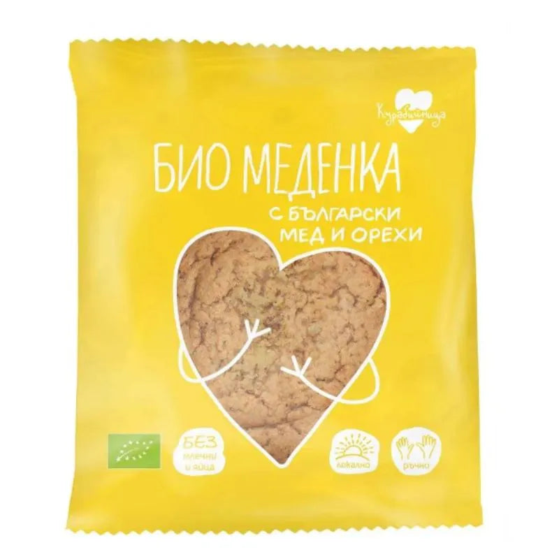 КУРАБИЙНИЦА - БИО МЕДЕНКА С ОРЕХИ - 60 г