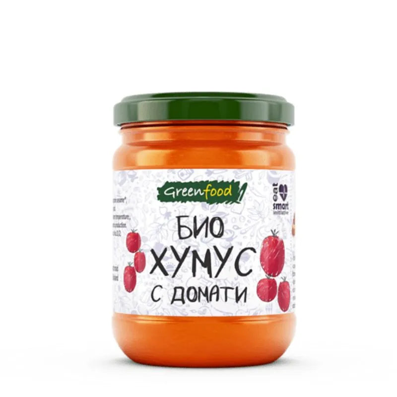 GREEN FOOD - БИО ХУМУС С ДОМАТИ - 250 г