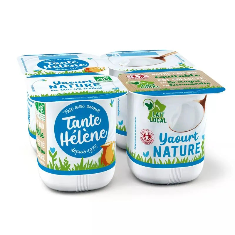TANTE HELENE - БИО ЙОГУРТ НАТУРАЛЕН - 4 х 125 г