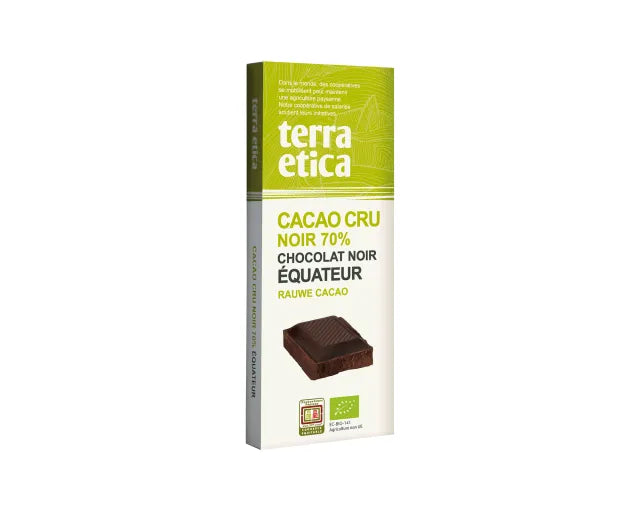 TERRA ETICA - БИО ШОКОЛАД СУРОВО КАКАО ЕКВАДОР - 80 г