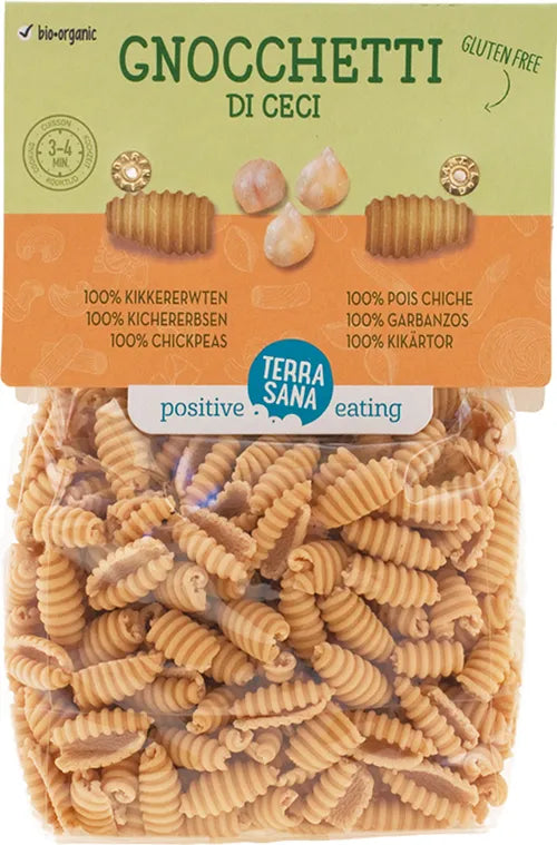 TERRA SANA - БИО НЬОКЕТИ ОТ НАХУТ БЕЗ ГЛУТЕН - 250 г