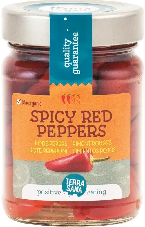 TERRA SANA - БИО ЧЕРВЕНИ ЧУШКИ ПИКАНТНИ - 220 г