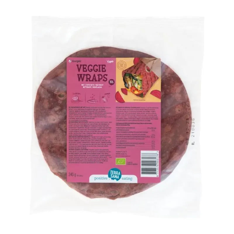 TERRA SANA - БИО ЗЕЛЕНЧУКОВА ТОРТИЛА С ЦВЕКЛО - 240 г